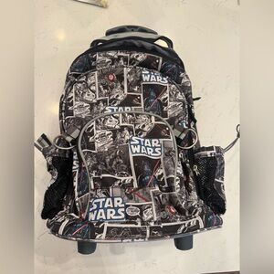Star Wars roller suitcase/backpack pottery barn